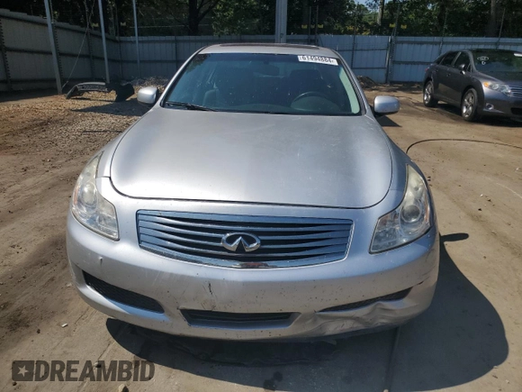 2008 Infiniti G35 with VIN JNKBV61E58M217389, listed as a Copart auction lot 61494884 with 121,505 mi miles and Salvage Title. Bid and sale history available at DreamBid. Image 5.