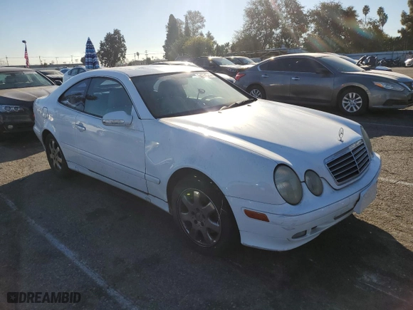 2001 Mercedes-Benz CLK-Class with VIN WDBLJ65G31F184950, listed as a Copart auction lot 80781964 with 168,602 mi miles and Clean Title. Bid and sale history available at carsss.com. Image 4.