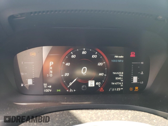 2019 Volvo S60 Momentum with VIN 7JR102FK1KG013618, listed as a Copart auction lot 66702203 with 93,451 mi miles. Bid and sale history available at carsss.com. Image 9.