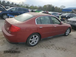 2004 Infiniti G35 w/Leather with VIN JNKCV51EX4M615173, listed as a Copart auction lot 51062735 with 196,641 mi miles and Clean Title. Bid and sale history available at carsss.com. Image 3.