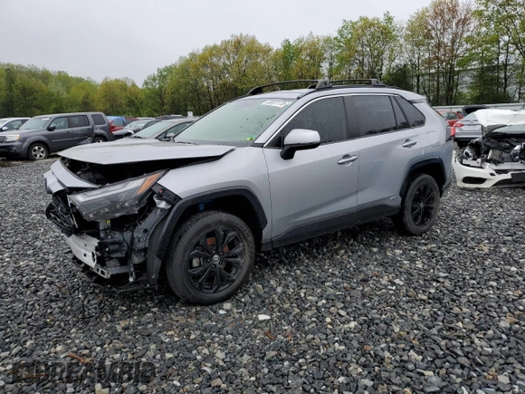 2022 Toyota RAV4 Hybrid SE with VIN JTM16RFV6ND050363, listed as a Copart auction lot 55931115 with 39,372 mi miles and Salvage title. Bid and sale history available at DreamBid. Image 1.
