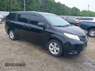 2015 Toyota Sienna L with VIN 5TDZK3DCXFS662049, listed as a IAAI auction lot 42397319 with 202,960 mi miles and . Bid and sale history available at DreamBid. Image 1.