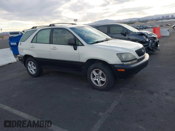 2000 Lexus RX 300 with VIN JT6GF10U2Y0068566, listed as a IAAI auction lot 41636344 with 279,388 mi miles. Bid and sale history available at carsss.com. Image 1.