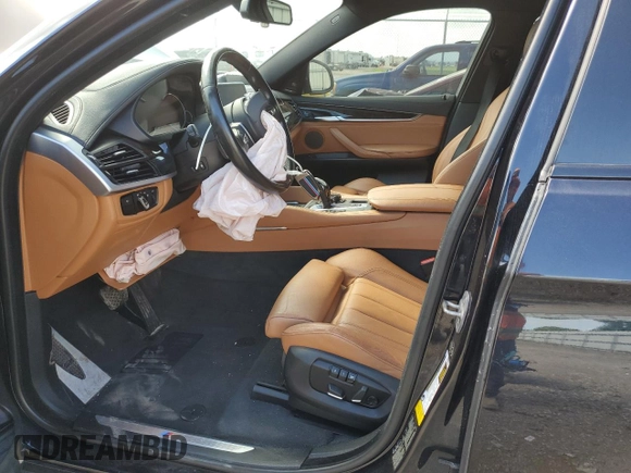 2015 BMW X6 xDrive35i with VIN 5UXKU2C58F0F95058, listed as a Copart auction lot 58367913 with 115,239 mi miles. Bid and sale history available at carsss.com. Image 7.