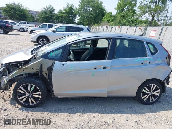 2020 Honda Fit EX with VIN 3HGGK5H85LM714354, listed as a IAAI auction lot 42471207 with 84,333 mi miles and . Bid and sale history available at DreamBid. Image 6.