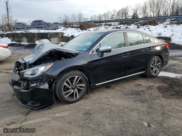 2018 Subaru Legacy Sport with VIN 4S3BNAS64J3017143, listed as a Copart auction lot 46729215 with 55,132 mi miles and Salvage Title. Bid and sale history available at carsss.com. Image 1.