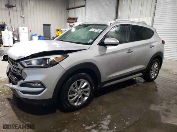 2018 Hyundai Tucson SEL with VIN KM8J3CA48JU639943, listed as a Copart auction lot 51127155 with 81,653 mi miles and Salvage Title. Bid and sale history available at carsss.com. Image 1.