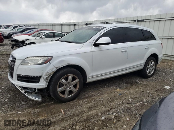 2015 Audi Q7 Premium z VIN WA1CGAFE5FD008236, wystawiony jako Copart lot #52850365 z przebiegiem 127 490 mil mil oraz Szkoda całkowita • Salvage title. Historia ofert i sprzedaży dostępna na DreamBid. Obrazek 1.