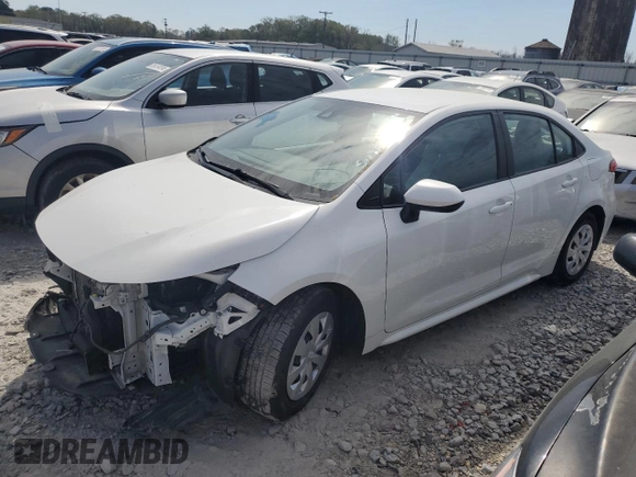 2020 Toyota Corolla L with VIN 5YFDPRAEXLP106087, listed as a Copart auction lot 50846045 with 54,319 mi miles and Salvage Title. Bid and sale history available at carsss.com. Image 1.