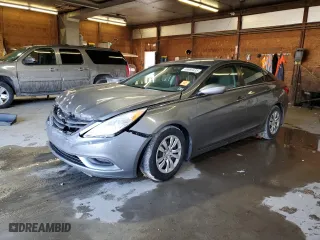 2012 Hyundai Sonata GLS with VIN 5NPEB4AC2CH501902, listed as a Copart auction lot 46989435 with 122,141 mi miles and Salvage Title. Bid and sale history available at carsss.com. Image 1.