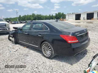2015 Hyundai Equus Signature z VIN KMHGH4JH0FU098348, wystawiony jako Copart lot #58445284 z przebiegiem Nie podano mil oraz Szkoda całkowita • Salvage title. Historia ofert i sprzedaży dostępna na DreamBid. Obrazek 2.