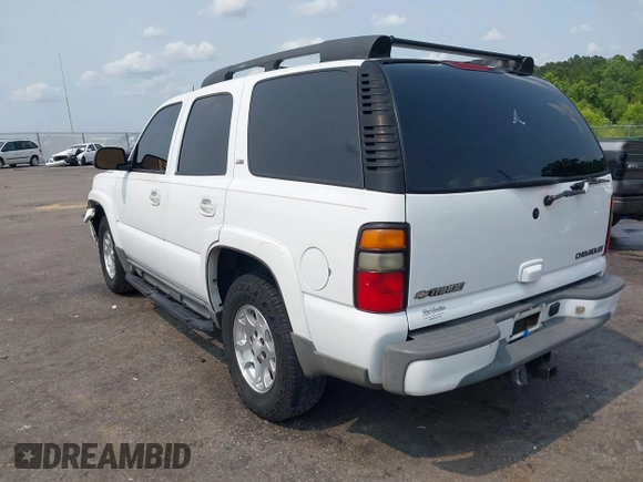 2005 Chevrolet Tahoe Z71 with VIN 1GNEC13T55R229552, listed as a IAAI auction lot 42391832 with 173,633 mi miles and . Bid and sale history available at DreamBid. Image 3.