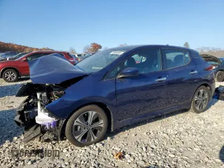 2022 Nissan LEAF SV with VIN 1N4AZ1CV3NC551252, listed as a Copart auction lot 76994904 with 8,764 mi miles and Salvage Title. Bid and sale history available at DreamBid. Image 1.