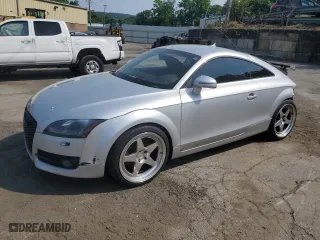 2008 Audi TT 2.0T with VIN TRUAF38JX81000228, listed as a Copart auction lot 57085724 with 126,334 mi miles and Salvage Title. Bid and sale history available at carsss.com. Image 1.