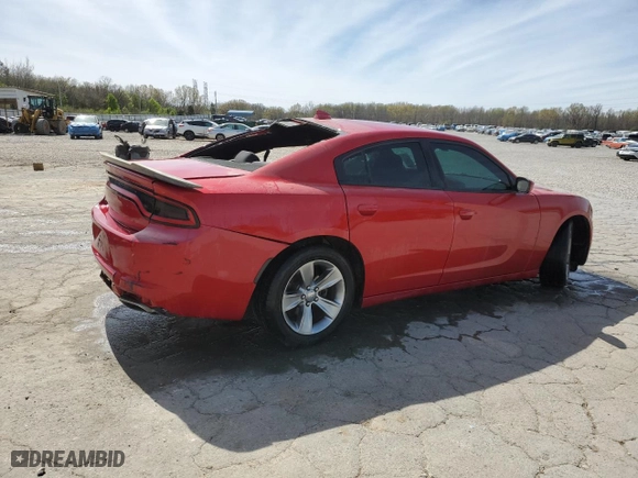 2016 Dodge Charger SXT with VIN 2C3CDXHG0GH354932, listed as a Copart auction lot 50106875 with 140,957 mi miles and Salvage Title. Bid and sale history available at carsss.com. Image 3.