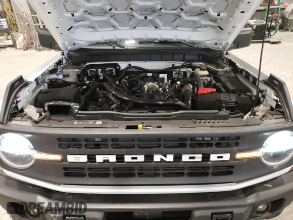 2022 Ford Bronco with VIN 1FMEE5BP6NLA75110, listed as a Copart auction lot 85467124 with 20,590 mi miles and Salvage Title. Bid and sale history available at DreamBid. Image 12.