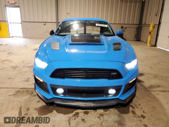 2017 Ford Mustang GT with VIN 1FA6P8CF2H5297023, listed as a Copart auction lot 58469245 with 51,588 mi miles and Salvage title. Bid and sale history available at DreamBid. Image 5.
