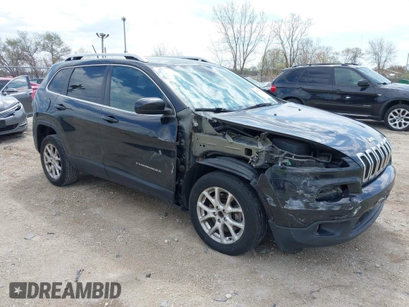 2014 Jeep Cherokee Latitude with VIN 1C4PJLCB6EW186576, listed as a IAAI auction lot 42099422 with 117,681 mi miles and . Bid and sale history available at DreamBid. Image 1.