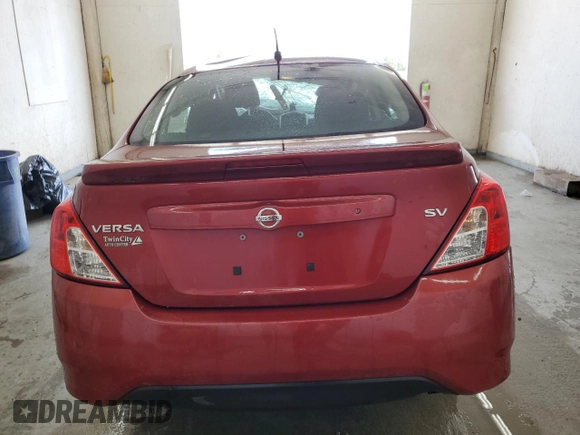2018 Nissan Versa Sedan SV with VIN 3N1CN7AP8JK393388, listed as a Copart auction lot 51688445 with 102,028 mi miles and Non Repairable. Bid and sale history available at carsss.com. Image 6.