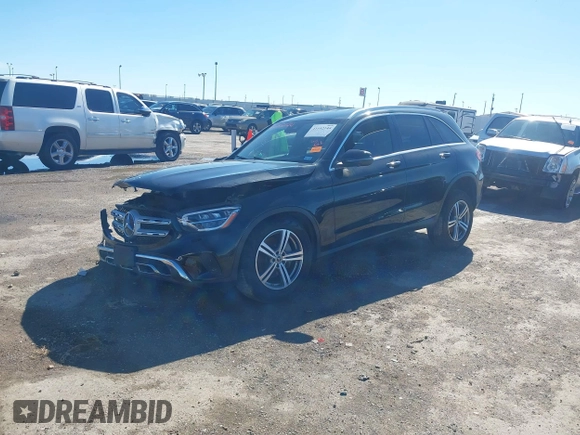 2022 Mercedes-Benz GLC with VIN W1N0G8DBXNV360675, listed as a IAAI auction lot 41652144 with 37,235 mi miles. Bid and sale history available at carsss.com. Image 17.