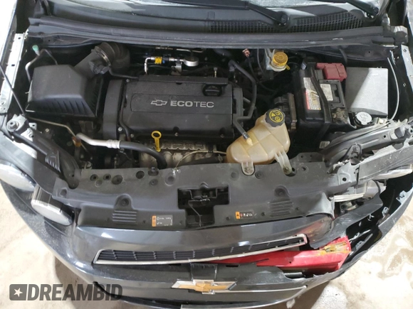 2014 Chevrolet Sonic LT with VIN 1G1JC5SH4E4239958, listed as a Copart auction lot 46082295 with 128,275 mi miles and Salvage Title. Bid and sale history available at DreamBid. Image 11.