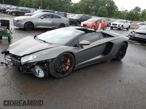 2014 Lamborghini Aventador z VIN ZHWUR1ZD6ELA03035, wystawiony jako Copart lot #66784084 z przebiegiem 23 771 mil mil oraz Szkoda całkowita • Salvage title. Historia ofert i sprzedaży dostępna na DreamBid. Obrazek 1.