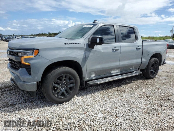 2024 Chevrolet Silverado 1500 RST with VIN 2GCPADED9R1249333, listed as a Copart auction lot 46627885 with 4,831 mi miles and Salvage Title. Bid and sale history available at carsss.com. Image 1.