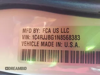 2022 Jeep Grand Cherokee Limited with VIN 1C4RJJBG1N8568383, listed as a IAAI auction lot 41734465 with 42,410 mi miles and . Bid and sale history available at DreamBid. Image 9.