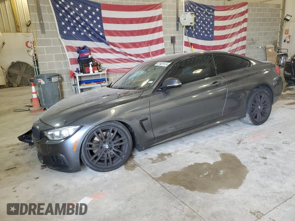 2015 BMW 4 Series 428i with VIN WBA3N3C51FK232219, listed as a Copart auction lot 81929124 with Not Provided miles and Salvage Title. Bid and sale history available at DreamBid. Image 1.