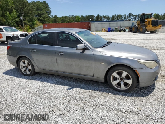2008 BMW 5 Series 528i with VIN WBANU53588CT00794, listed as a Copart auction lot 53737315 with Not provided miles and Salvage title. Bid and sale history available at DreamBid. Image 4.