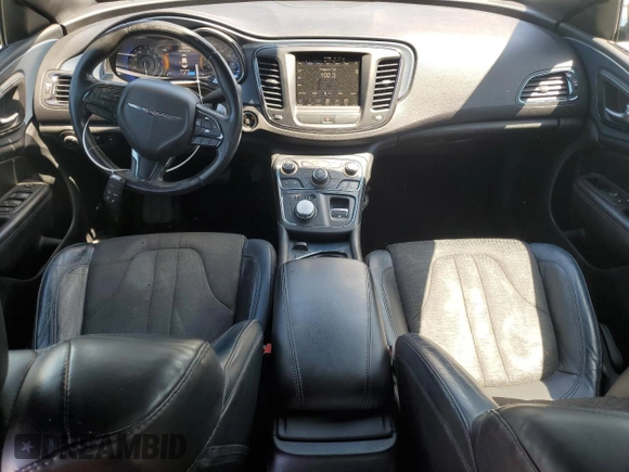 2015 Chrysler 200 S with VIN 1C3CCCBG9FN581496, listed as a Copart auction lot 56590645 with 164,672 mi miles and Clean Title. Bid and sale history available at DreamBid. Image 8.