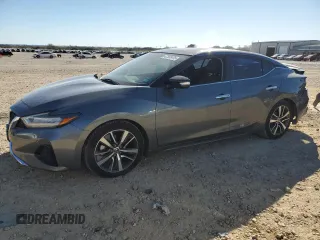 2019 Nissan Maxima SR with VIN 1N4AA6AV4KC384757, listed as a Copart auction lot 42392475 with 73,457 mi miles and Salvage Title. Bid and sale history available at DreamBid. Image 1.