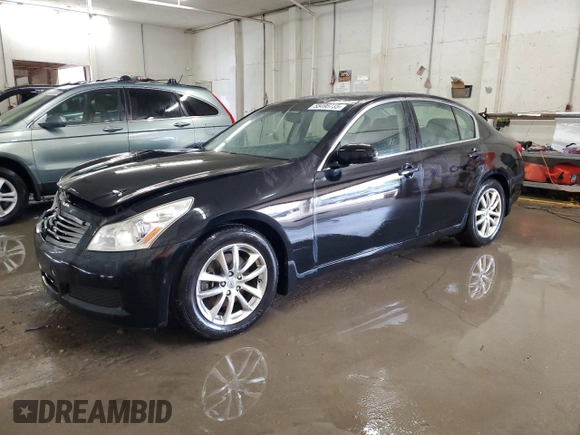 2007 Infiniti G35 Journey with VIN JNKBV61E67M721657, listed as a Copart auction lot 55496735 with 139,690 mi miles and Salvage Title. Bid and sale history available at DreamBid. Image 1.