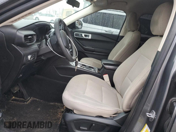 2021 Ford Explorer with VIN 1FMSK8BH5MGA57470, listed as a Copart auction lot 43072275 with 24,770 mi miles and Salvage title. Bid and sale history available at DreamBid. Image 7.