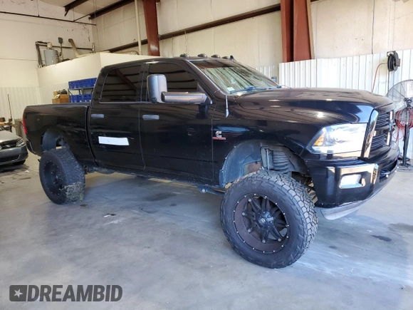 2014 Ram 2500 Big Horn with VIN 3C6UR5DLXEG258495, listed as a Copart auction lot 81226744 with 132,058 mi miles and Salvage Title. Bid and sale history available at carsss.com. Image 4.