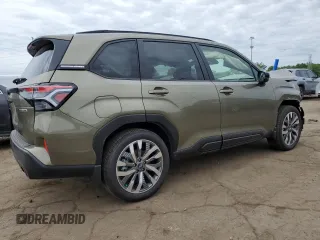 2025 Subaru Forester Touring with VIN JF2SLDTC3SH460756, listed as a Copart auction lot 58800695 with 1,185 mi miles and Salvage title. Bid and sale history available at DreamBid. Image 3.