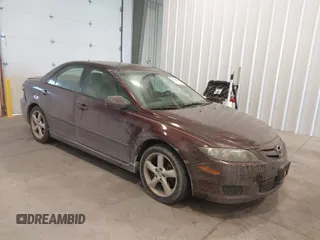 2007 Mazda Mazda6 i Sport VE with VIN 1YVHP80C675M28380, listed as a IAAI auction lot 41382556 with 219,474 mi miles. Bid and sale history available at carsss.com. Image 1.