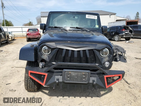 2016 Jeep Wrangler Unlimited Rubicon with VIN 1C4HJWFG4GL107777, listed as a Copart auction lot 48974135 with 118,164 mi miles and Salvage Title. Bid and sale history available at carsss.com. Image 5.