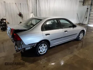 2001 Honda Civic DX with VIN 2HGES16271H528079, listed as a Copart auction lot 72715384 with 244,115 mi miles and Salvage Title. Bid and sale history available at carsss.com. Image 3.