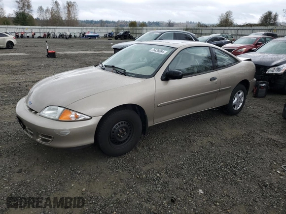 2002 Chevrolet Cavalier with VIN 1G1JC124027303493, listed as a Copart auction lot 75438084 with 134,396 mi miles and Salvage Title. Bid and sale history available at carsss.com. Image 1.