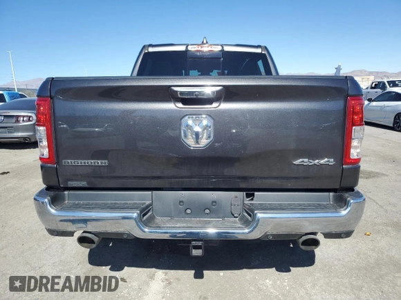 2020 Ram 1500 Big Horn with VIN 1C6SRFFT2LN402409, listed as a Copart auction lot 45909585 with 0 mi miles and Salvage Title. Bid and sale history available at carsss.com. Image 6.