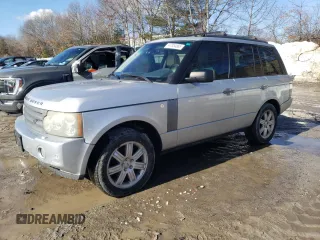 2008 Land Rover Range Rover HSE with VIN SALME154X8A276575, listed as a Copart auction lot 47054885 with 196,538 mi miles and Clean Title. Bid and sale history available at DreamBid. Image 1.