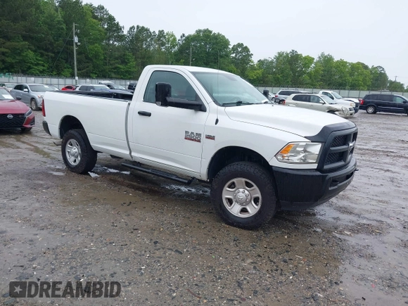 2018 Ram 2500 Tradesman z VIN 3C6MR5AJ8JG127319, wystawiony jako IAAI lot #42378584 z przebiegiem 132 406 mil mil oraz . Historia ofert i sprzedaży dostępna na DreamBid. Obrazek 1.
