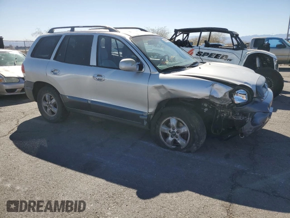 2005 Hyundai Santa Fe GLS with VIN KM8SC73D85U918453, listed as a Copart auction lot 46942725 with 186,275 mi miles and Salvage Title. Bid and sale history available at carsss.com. Image 4.