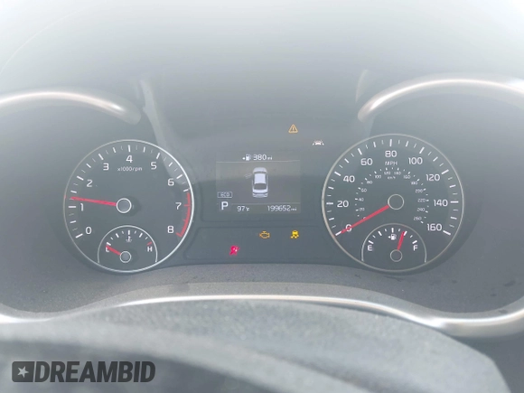 2019 Kia Optima LX with VIN 5XXGT4L36KG297828, listed as a IAAI auction lot 42597545 with 199,652 mi miles and . Bid and sale history available at DreamBid. Image 7.