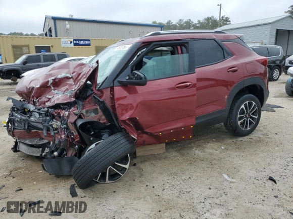 2025 Chevrolet TrailBlazer LT with VIN KL79MPSL4SB141234, listed as a Copart auction lot 51545735 with Not Provided miles and Non Repairable. Bid and sale history available at DreamBid. Image 1.