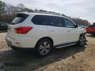 2019 Nissan Pathfinder SV with VIN 5N1DR2MN4KC615592, listed as a Copart auction lot 48574795 with 83,791 mi miles and Salvage Title. Bid and sale history available at carsss.com. Image 3.