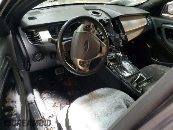 2013 Ford Taurus SHO with VIN 1FAHP2KT7DG166424, listed as a Copart auction lot 84826714 with Not provided miles and Salvage title. Bid and sale history available at DreamBid. Image 8.