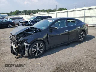 2017 Nissan Maxima SV with VIN 1N4AA6AP5HC406890, listed as a Copart auction lot 62408485 with 141,670 mi miles and Salvage title. Bid and sale history available at DreamBid. Image 1.