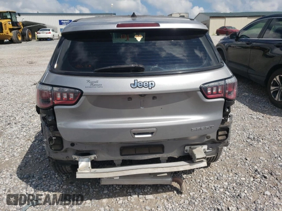 2017 Jeep Compass Sport z VIN 3C4NJCAB3HT652338, wystawiony jako Copart lot #63076055 z przebiegiem 109 701 mil mil oraz Szkoda całkowita • Salvage title. Historia ofert i sprzedaży dostępna na DreamBid. Obrazek 6.